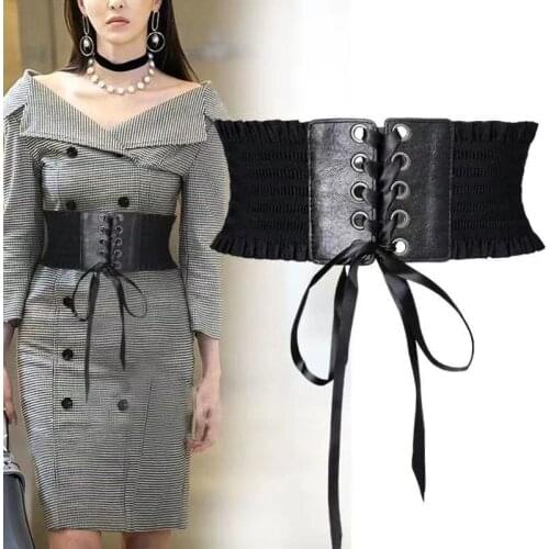 Ladies Fashion Lace Loose Tight Waist Seal Tassel Bow Knots Knitting Belt All-Match Dress Shirts Multicolor Waistband