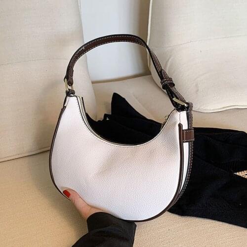 European and American Retro High-quality Womens Shoulder Bag2021New Womens Bag Trendy Fashion Shoulder Bag Simple Underarm Bag