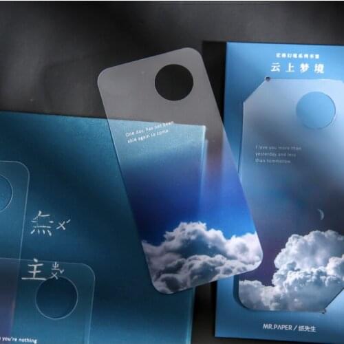 10pcs/Pack Student School Multi-style Scenery Retro Kraft Paper Card Memo Pad Diary Bullet DIY Scrapbook Vintage Material Paper