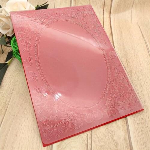 12.2*18CM Easter Magic Mirror Plastic Pine Template Craft Card Making Paper Card Album Wedding Decoration Embossing Folders