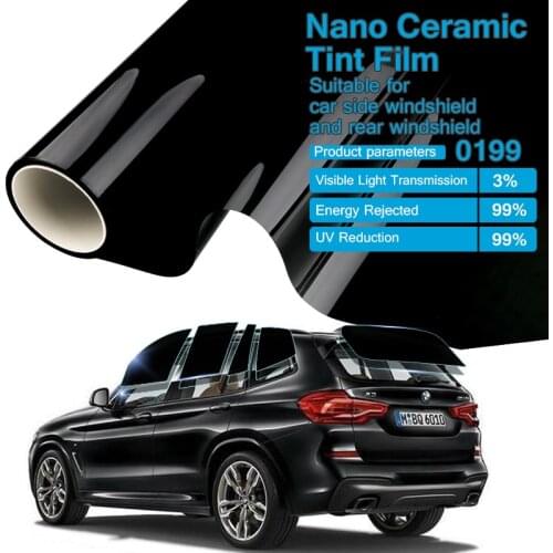 300cmx50cm Black Car Window Foils Tint Tinting Film Roll Car Auto Home Window Glass Solar UV Protector Sticker Films