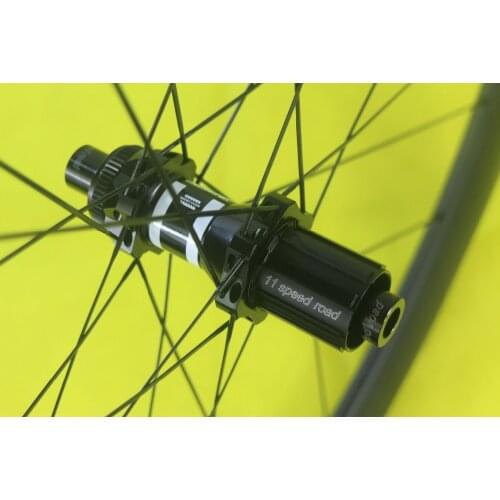 SPEEDSAFE 740g 42mm asymmetric tubular road disc center lock carbon rear wheel Cyclocross bicycle 350S qr*135mm 12*142mm cx ray