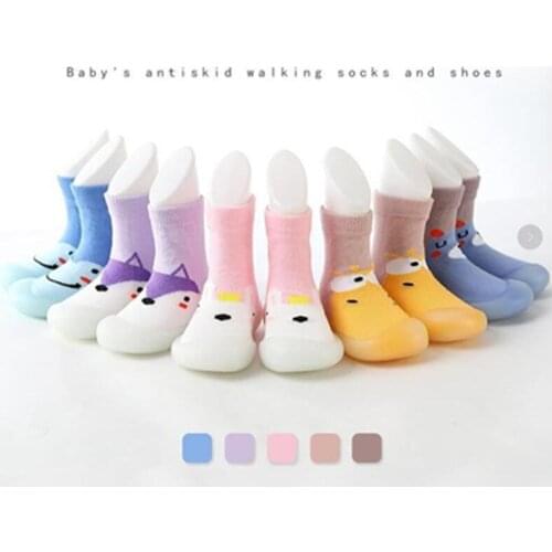Baby Toddler Winter Floor Anti-Dropping Heel Kids Warm animal Socks Shoes 5Sizes 5Colors 103 PMENGCHU