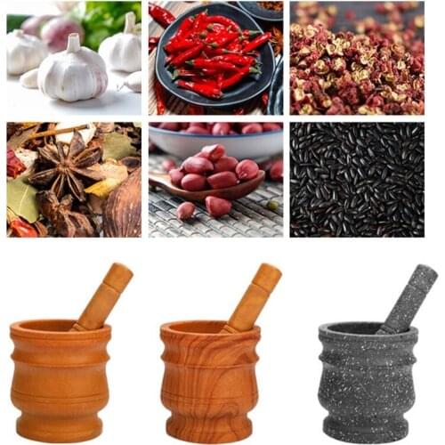Granite Pestle & Mortar Set Stone Herb Spice Grinder Solid Grinder Cooking Set