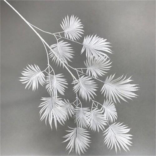 85cm 5 Branch Golden Orchid Artificial Plants Maple Leaf Home Bedroom Decor Wedding Holiday Decoration Flower Arrangement