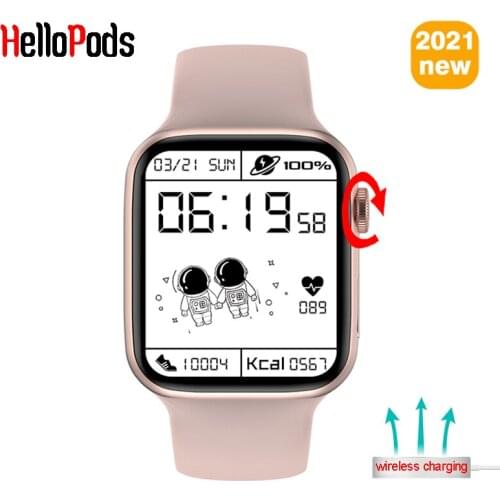 IWO 13 Lite W506 2021 New Smart Watch Wireless Charging Bluetooth Call Rotate Button Waterproof Smartwatch PK W26 W37 W56 Pro