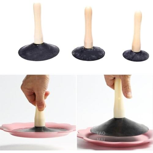 Ceramic art rubber sucker to absorb the blank dipping glaze coloring tool suction blank pottery art dipping glaze tool