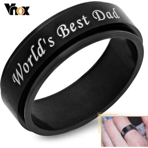 Vnox Free Engraving Basic Wedding Bands for Men Women, Anti Alergy Stainless Steel Unisex Anel Jewelry,4/6/8mm,US Size 5-14