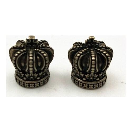 Car Tire Air Valve Cap Covers Car Wheel Tyre Stem Air Caps Copper Crown For Bicycle Motorcycle Car Styling Universal