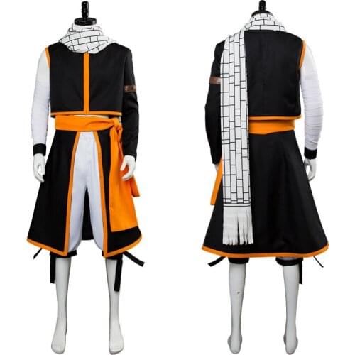 Fairy Tail Cosplay Final Season Etherious Natsu Dragneel Costume Adult Men Women Clothing Halloween Carival Costumes