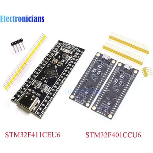 STM32F401CCU6 STM32F411CEU6 STM32F401 Development Board Minimum System Board MICRO USB Type-c Interface Core Board for Arduino