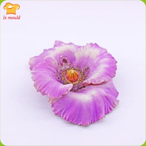 3D Tulip Flower Soap Mould Candle Chocolate Fudge Silicone Mold