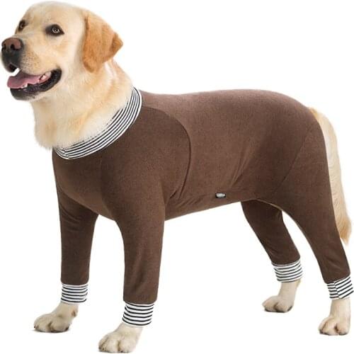 2020 New Big Large Dog Clothing Pajama Jumpsuit Sleepwear Overalls French Bulldog Golden Retriever Labrador Dog Costume Apparel