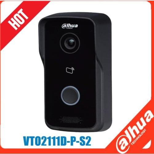 Original Dahua DHI-VTO2111D-P-S2 P2P IR POE Video Intercom IP Villa Door Station Outdoor Control Two Locks VTO2111D-P-S2