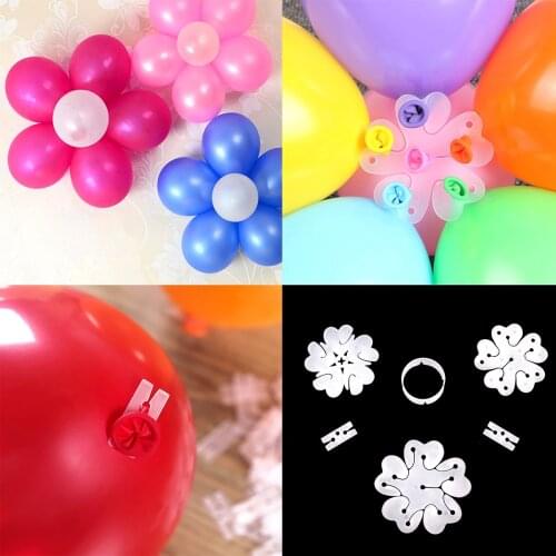 Huiran Plastic Balloon Clips for Balloons Seal Clip Sealing Wedding Party Decorations Baloons Clips Ballons Accessories Supplies