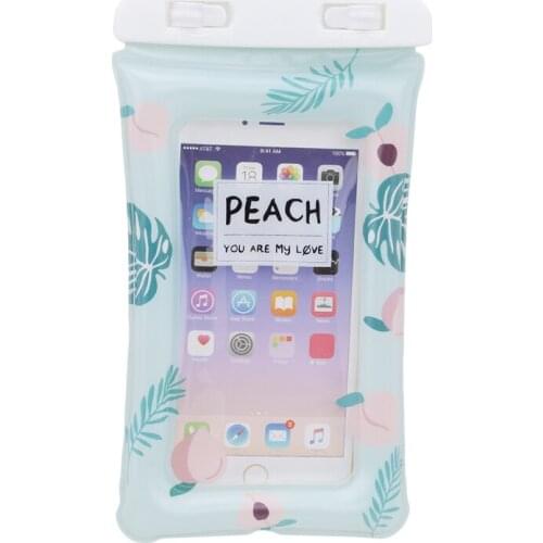 PVC Transparent Waterproof Mobile Phone Bag Creative Fruit Figure Mobile Phone Waterproof Bag Swimming Diving Seal Bag