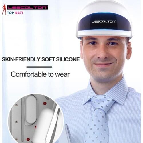 Lescolton Laser Therapy Hair Growth Helmet 650nm Anti Hair Loss Device Infrared Nourish Restore Medical Cap for Men Women