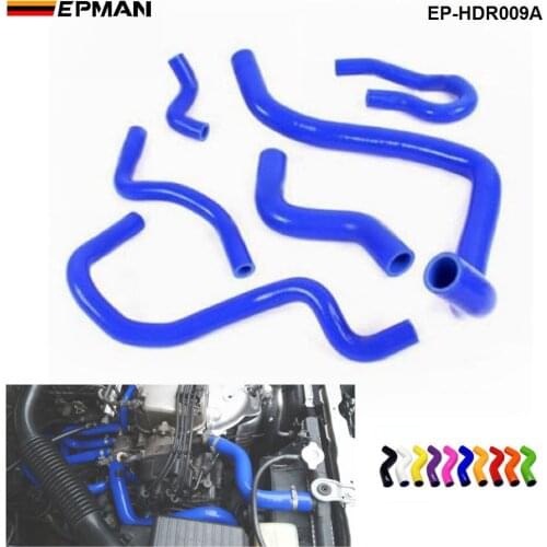 Silicone Turbo Intercooler Radiator Heater Hose Kit For Honda CIVIC D15 D16 EG EK 92-00 (6pcs) EP-HDR009A