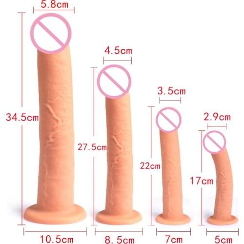 Super Soft Big Huge Anal Plug Vagina Dick Butt Plug Masturbator Dildo Masturbator Dilator Sex Toys For Men Woman Anal Toys