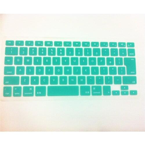 10pcs Japanese JP EU/UK English Color Silicone Keyboard Cover Skin Protector Protective Film for MacBook Pro air 13" 15" 17"