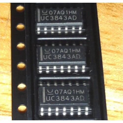 5/pcs Brand New Original Authentic Product UC3843 UC3843AD SOP14 High-Performance Current Mode Controller