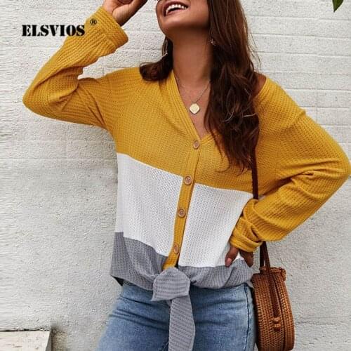 ELSVIOS Women's Knitted Cardigans