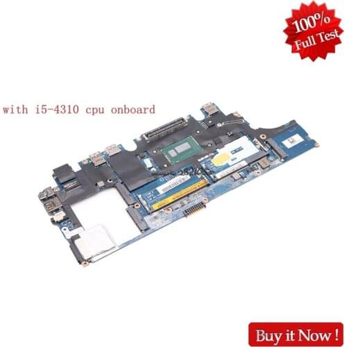 Nokotion VAZ50 LA-9431P for Dell Latitude E7240 CN-04YC6T 4YC6T 04YC6T Laptop Motherboard with i5-4310U Intel HD Graphics