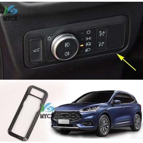 1pcs For Ford Kuga Escape 2020 2021 ABS Car Switch Panel Sticker Cover Trim Car Accessories