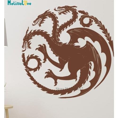 Evil Dragon Wall Sticker Living Room Bedroom Decor Waterproof Removable Vinyl Home Wallpaper Poster BB798