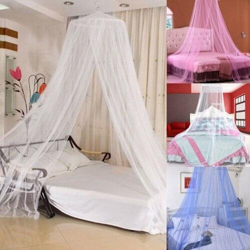 Home Lace Bed Canopy Mosquito Net Dome Hanging Lace Insect Net Encryption Heightening Ceiling mosquito net