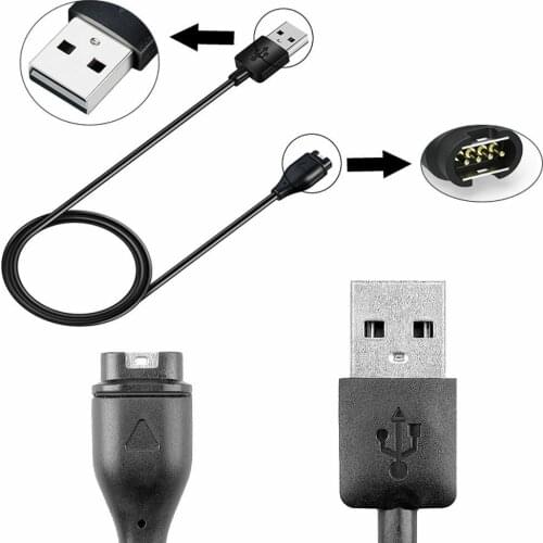USB Charging Cable Charger For Garmin Fenix 5 5S 5X Plus Forerunner Charge Cable for Vivoactive 3 Vivosport 1m