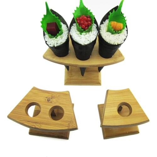 Japanese And Korean Kitchen Cooking Utensils One Two Three Holes Hand Rolled Sushi Bamboo Stand