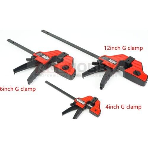 Quick Ratchet Release Speed Squeeze Woodworking Bar Clamp Clip Kit Spreader Gadget Tool DIY Hand Speed Clamp for balsa buidling