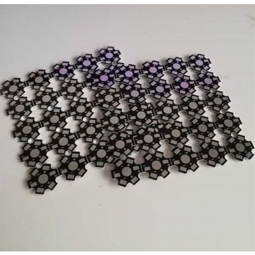 1W 3W 5W Heat Sink LED Aluminum Base Plate PCB Board Substrate 20mm Star Kit DIY Cooling Heatsink for 1 3 5 Watt LED Bead Chips
