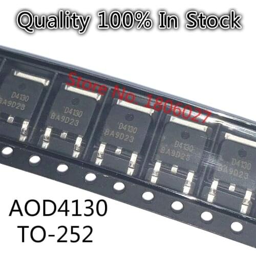 10PCS/LOT AOD4184 AOD4184A D4184 TO-252 MOS field effect tube
