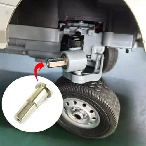 2PCS 5mm Metal Combiner Wheel Hub Hex Adapter Upgrade Accessories for WPL D12 D16 1/10 RC Car Parts