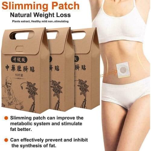 10 20 30PCS Traditional Chinese Medicine Slimming Navel Sticker Slim Patch Anti Cellulite Weight Loss Fat Burning Patches Stick