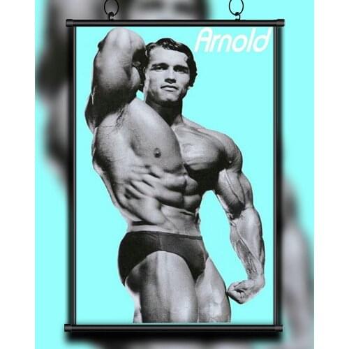 38 Custom Poster Silk Home Deco ARNOLD SCHWARZENEGGER Bodybuilding Motivational Gigantic Strong Wall Art Christmas Gift