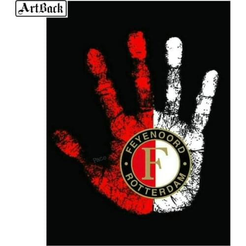 5d diy diamond painting Feyenoord Dutch football picture full square diamond embroidery crystal mosaic 3d wall sticker