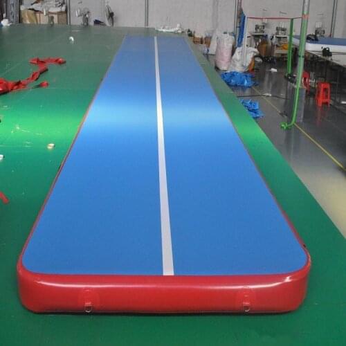 Free Shipping Lowest Price 6x1x0.2m Air Tumbling Gymnastics Mats 6m,7m,8m PVC Inflatable Air Track For Sale