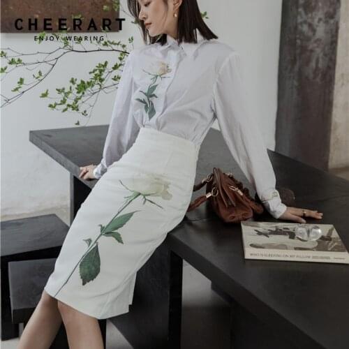 Женские юбки карандаш Cheerart China At AliExpress