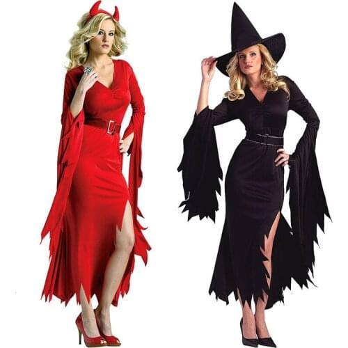 Cute Unicorn Black Witch Red Devil Cosplay Costume party dresses Carnival Halloween Costumes Ladies Role Play sexy dress