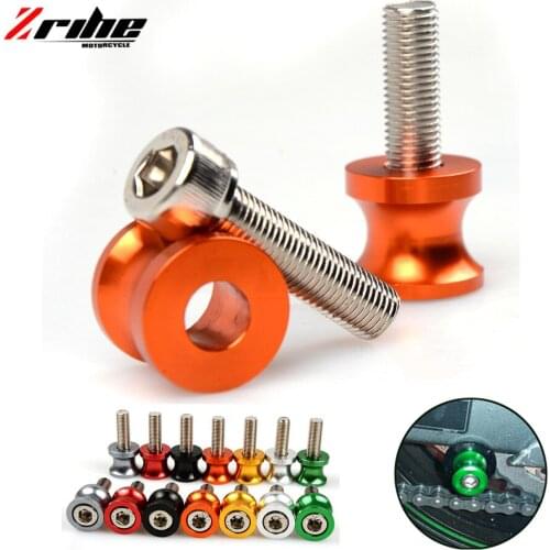 For 6mm 8mm 10mm Motorcycle CNC Aluminum Swingarm Spools Slider For 1290 Super R 1290super 125/200 390 2012