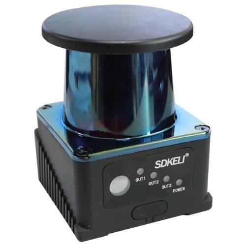 CE certified AGV moving robot laser lidar flexible warning fields PNP NPN scanning distance sensor motion sensor forklift safe