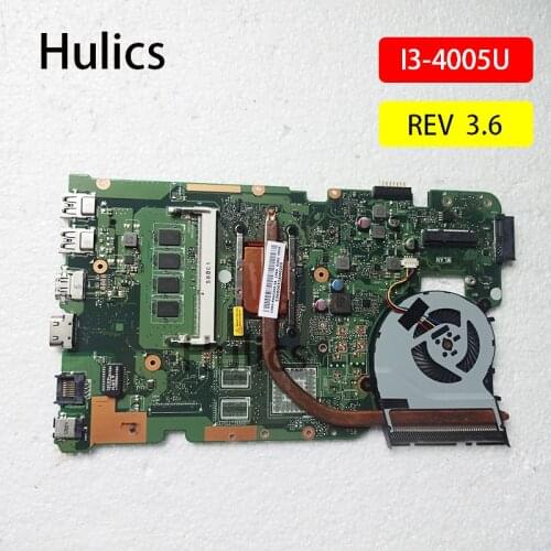 Hulics Original X555LD REV 3.6 4G For Asus i3 I3-4005U CPU X555LJ LB X555LF X555L VM590L laptop motherboard