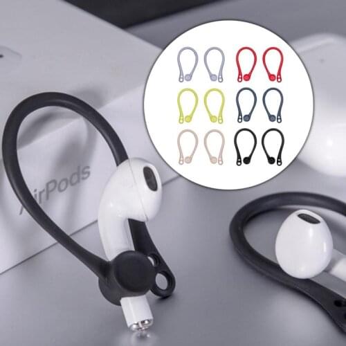 2Pcs Mini Anti-fall Bluetooth Wireless Headset Earhooks Earphone Protector Holder Sport Anti-lost Ear Hook For Apple Airpods 1 2