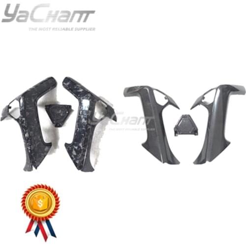 Forged / Plain Carbon Fiber Interior Fit For 2014-2019 Huracan LP610-4 & LP580-2 Coupe Spyder RHD Inner Door Handle Replacement