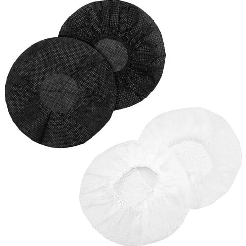 Reusable Hygienic Universal Soft Washable Headphones Elastic Protective Dust Proof Earpad Covers 100Pcs Non Woven Cloth Durable
