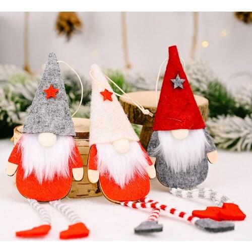New Year 2022 Gnome Faceless Doll Ornaments Christmas Merry Christmas Decorations for Home Cristmas Ornament Xmas Navidad Natal