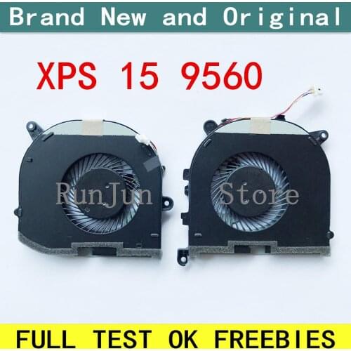 New laptop CPU gpu cooling fan Cooler Notebook PC for DELL XPS 15 9560 series Precision 5520 M5520 0TK9J1 0VJ2HC OTK9J1 OVJ2HC